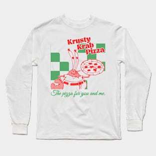 Krusty Krab Pizza Long Sleeve T-Shirt